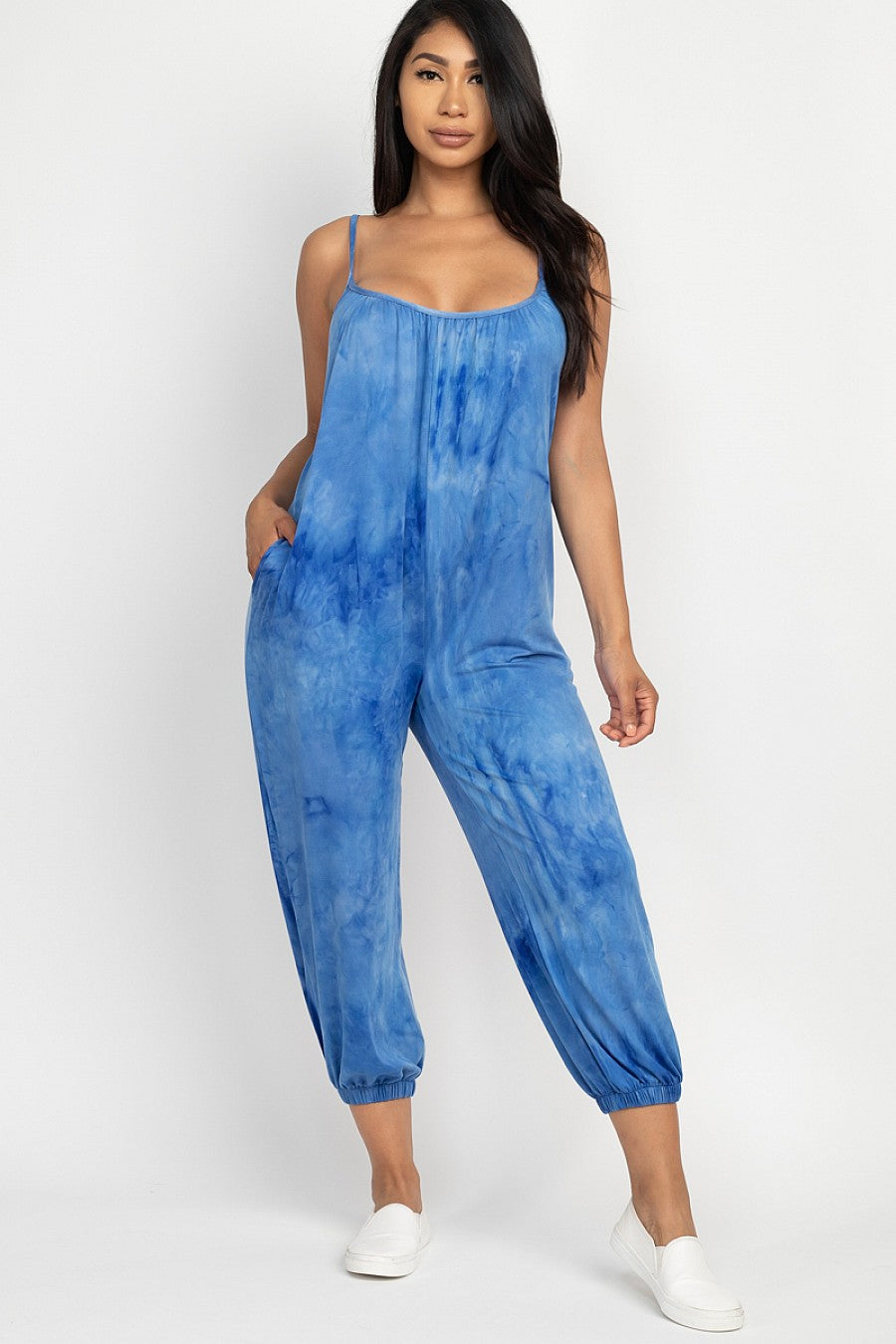 Cute And Comfy Tie Dye Jumpsuit