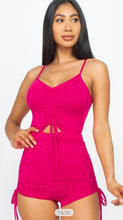 Load image into Gallery viewer, SPRINGTIME ROMPER (FUSCHIA)
